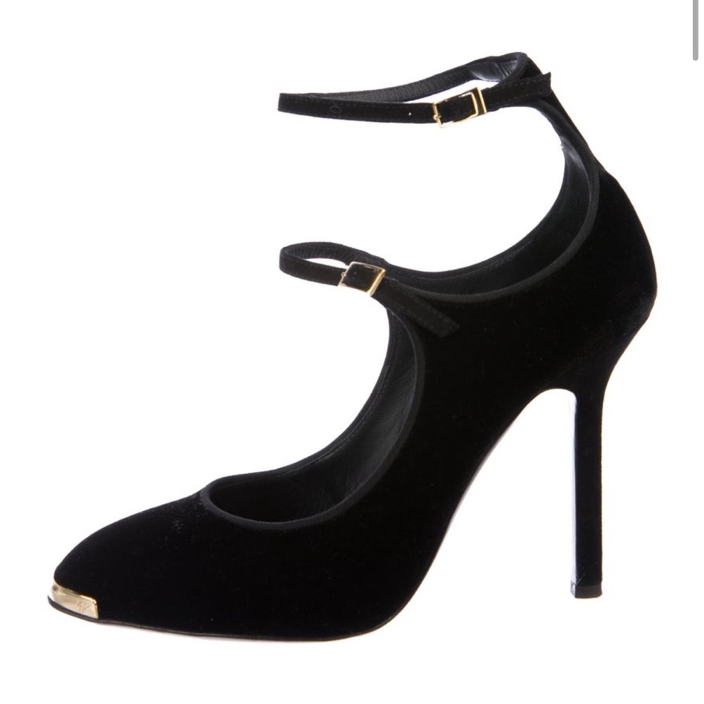 Giuseppe Zanotti mary jane straps 3.75” stiletto heels US7.5
